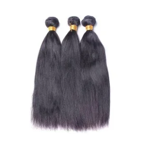 Yaki Straight 1 Pc Bundle Brazalian Remy Hair Straight Hair Extension Human Hair (1 PC)