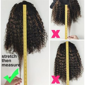 Headband Wig Human Hair Curly Headband Wigs for Black Women 150% Density Brazilian Virgin Human Hair Headband Wig Curly Headband Wig - Image 9