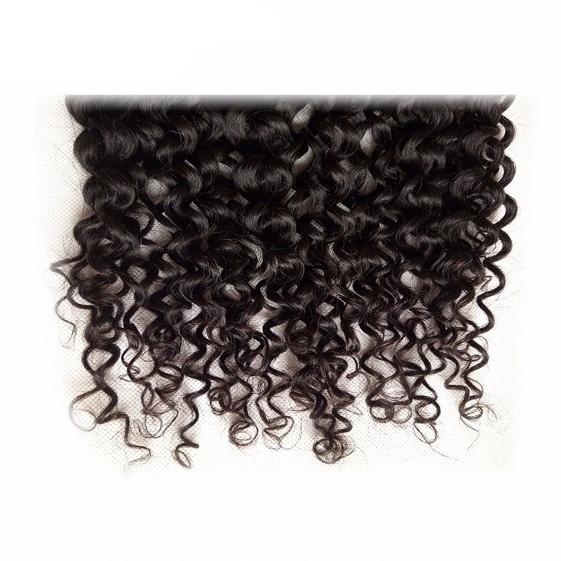13x4 Lace Frontal Brazilian Human Curly Hair Lace Frontal Closures 1 Piece Ear to Ear Free Part Closure - Image 6