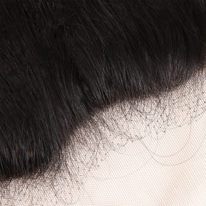 Ear to Ear 13x6 Lace Frontal Closure With Baby Hair Pre Plucked Brazilian Straight Remy Human Hair Free Part 8-20inch - Image 5