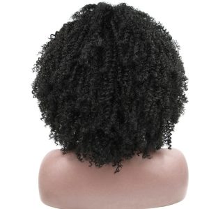 Super Tight Lace Front Human Hair Wigs Natural Hairline Afro Kinky Curly Human Hair Wigs 150% Density Bleached Knots Pre-Plucked Natural Hair Line - Image 4