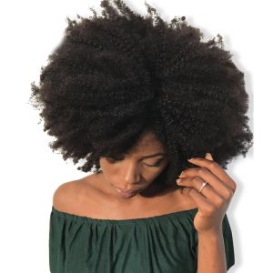 Afro Kinky Curly Indian Remy Human Hair Extension 4 Bundles Deals Natural Color
