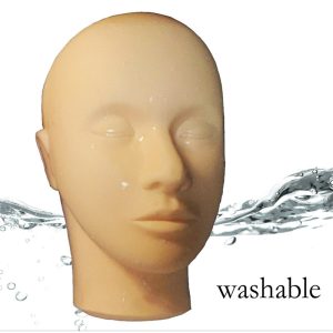 Mannequin Face Head for Practicing Eyelash Extensions Applying False Lash Strip Face Painting (1 pc Mannequin Head) - Image 4