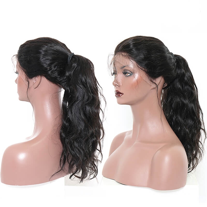 250% Density 13X6 Frontal Lace Front Human Hair Wig With Baby Hair Brazilian Hair Wigs Bleached Knots Pre Plucked Hair Line - Image 3