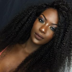Best Place To Buy Lace Front Wigs Natural Black Human Hair Bleached Knots Kinky Curly Brazilian Remy Hair Hidden Knots Pre Plucked Natural Hair Line - Image 5