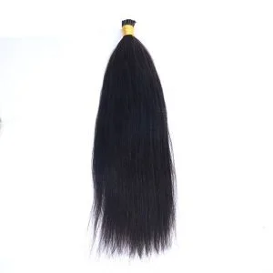 Remy Hair I Tips Virgin Hair Double Strand Yaki Straight Natural Hair Extensions Wholesale Price