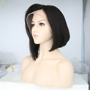 150% Density Brazilian Straight Human Hair Bob Wig Unprocessed Short Human Hair Lace Front Wigs 13x6 Lace Frontal for Black Women - Image 3
