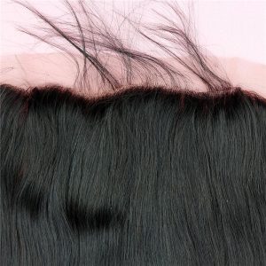 Full Brazilian HD Lace Frontal Closure 13x4 Front Head Size Frontal With Baby Hair Brazilian Straight - Image 5