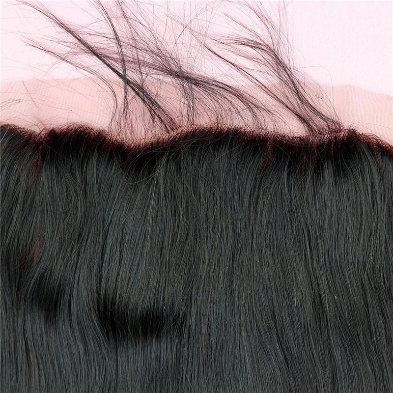 Full Brazilian HD Lace Frontal Closure 13x4 Front Head Size Frontal With Baby Hair Brazilian Straight - Image 5