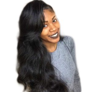 360 Lace Frontal Wig Body Wave Pre Plucked 360 Lace Front Human Hair Wigs Bleached Knots 360 Full Lace Human Hair Wigs for Black Women (1