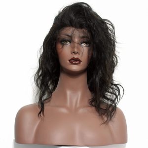Alternative view of Lace Front Wigs Human Hair Wigs Natural Wave Malaysian Hair  Human Hair Glueless Lace Front Wigs With Natural Baby Hair