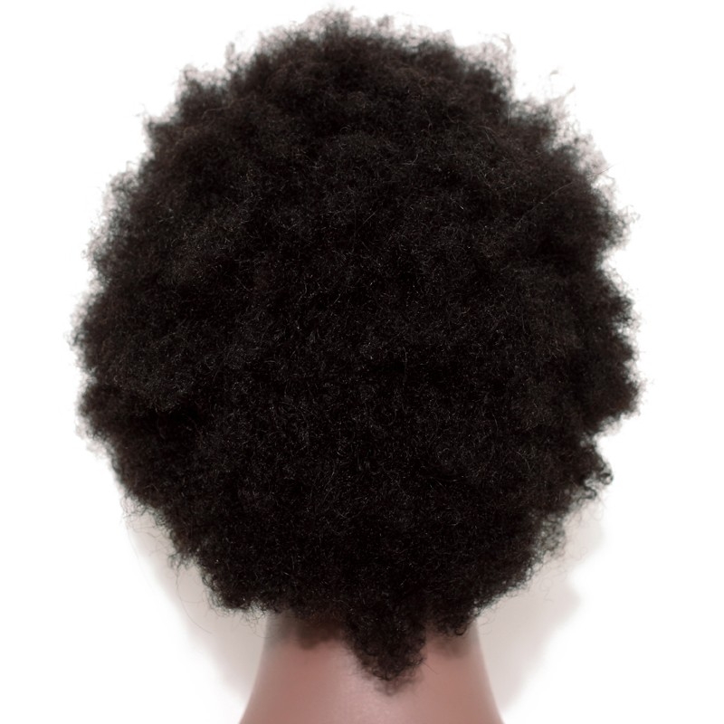 Lace Front Wig Brazilian Human Hair Wigs Kinky Curly Natural Color Lace Wigs For Blace Women - Image 4
