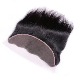Alternative view of Natural Straight Hair 3 Bundles With Frontal Closure 13x4 Ear To Ear Lace Frontal With Bundles Unprocessed Human Hair