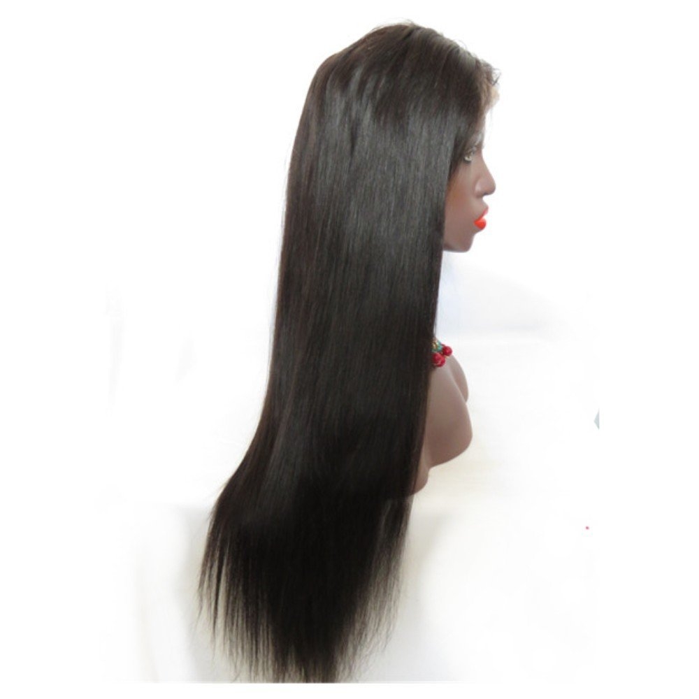 8A Brazilian 13x6 Lace Front Wigs Human hair Glueless Pre plucked Natural Hairline Straight Front Lace Wigs With Baby Hair - Image 2
