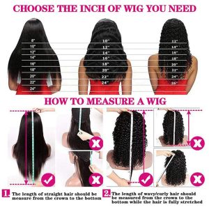 Headband Wigs Human Hair for Black Women Deep Wave Wig 14 Inch Brazilian Virgin Curly Human Hair Wig Glueless None Lace Front Headband Wig - Image 6