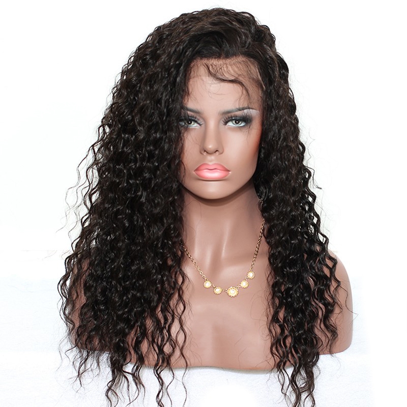 Wholesale Lace Front Wigs Unprocessed Natural Color Human Hair 250% Density Deep Wave Pre Plucked Lace Front Wig With Natural Baby Hair Bleached K - Image 2