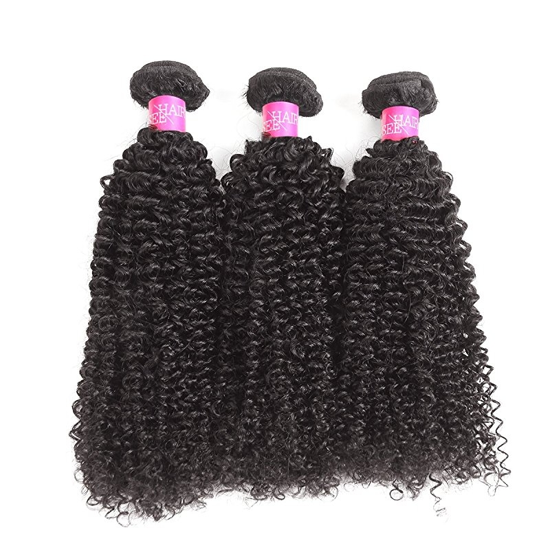 Unprocessed Human Curly Hair Malaysian Deep Curly Human Hair 3 Bundles With 4x4 Lace Closure - Image 3
