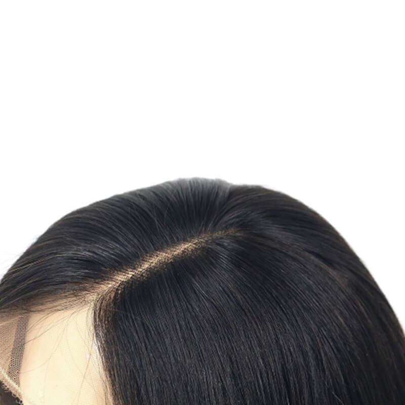 Human Short Hair 13x6 Lace Frontal Wigs Natural Color Human Hair For Women With 130% Density Natural Hairline - Image 6