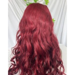 Lace Front Wigs Virgin Loose Wave Hd Human Brazilian Hair Swiss Lace Front 150% 99J Wigs - Image 5