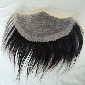 Lace Frontal Toupee 100% Human Hair Hairline r Full French Lace Hairline for Men and Women Male Replacement 1B Natural Black Hair Patch - Image 7