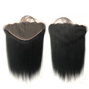 Lace Frontal Closure Ear To Ear 13X6 Free Part With Baby Hair Pre Plucked Brazilian Straight Human Hair - Image 4