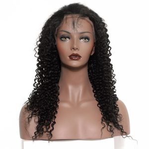 Best Place To Buy Lace Front Wigs Kinky Curly Human Hair 130% Density Natural Color Lace Wig With Baby Hair Bleached Knots Pre-Plucked - Image 2