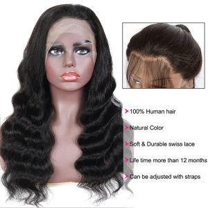 Loose Deep Wave 13*6 Hd Transparent Skin Melt Empire Glueless Compact Frontal Lace Wig Affordable Lace Front Wig Human Hair Wigs - Image 6