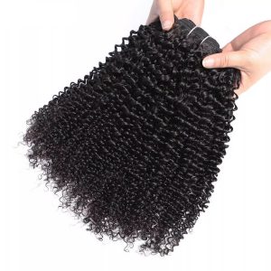 4B/4C  Kinky Curly Burmese 100% Remy Hair Extension Human Hair Weft Unprocessed Virgin Human Weave 3 Bundle - Image 3