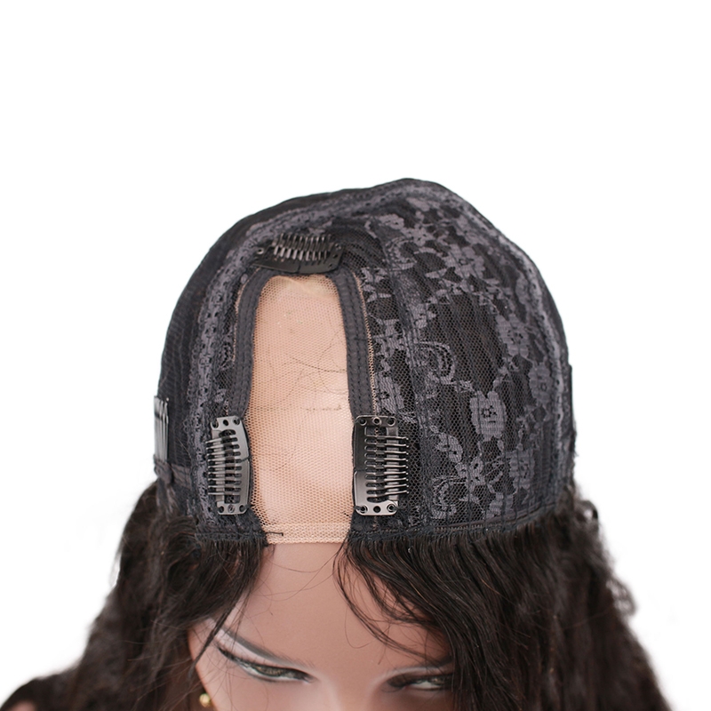 Human Hair U Part Wigs Body Wave Peruvian Remy Hair Wigs With Natural Color Full Density - Image 6