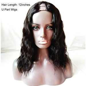 Short Bob Human Hair Wigs U Part Wig For Black Women Natural Wave Natural Color Brazilian Hair - Image 2