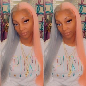 Straight Blonde Colored Red Lace Front Human Hair Wigs For Women Yellow Blue Lace Front Wig Brazilian Remy Grey Human Hair Wig