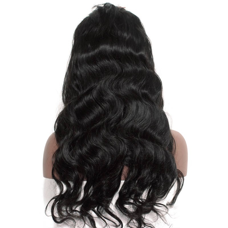 Best Lace Front Wig Human Body Wave hair 250% Density Natural Color Pre-Plucked Human Hair Lace Front Wigs with Natural Baby Hair Bleached Knots - Image 5