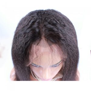 13x6 Mongolian Kinky Straight Lace Frontal Closure Bleached Knots Coarse Yaki Lace Frontal Free 3 Part Kinky Straight Frontal - Image 3