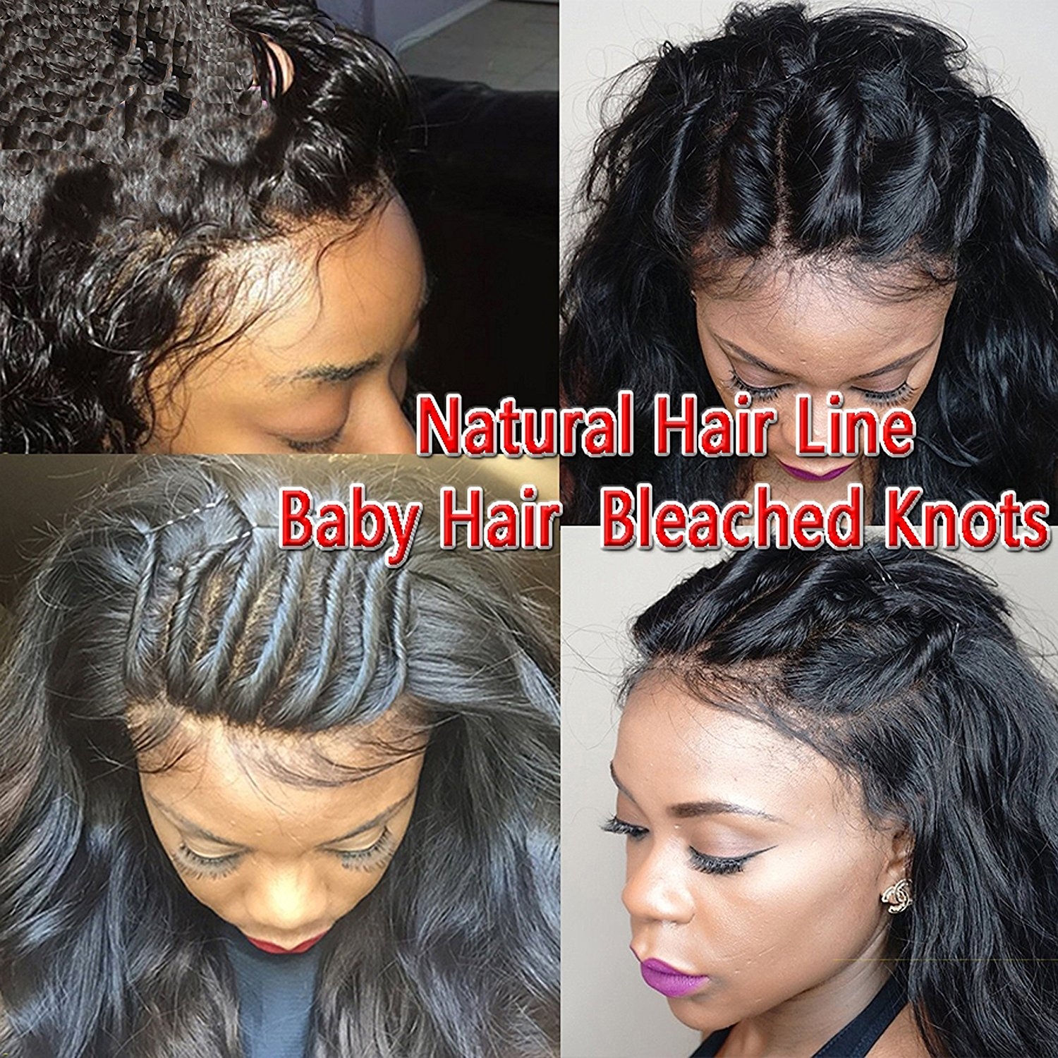 Pre Plucked 13x6 Lace Front Wigs 150% Density Brazilian Remy Hair Wig Glueless Natural Wave Lace Front Human Hair Wigs - Image 3
