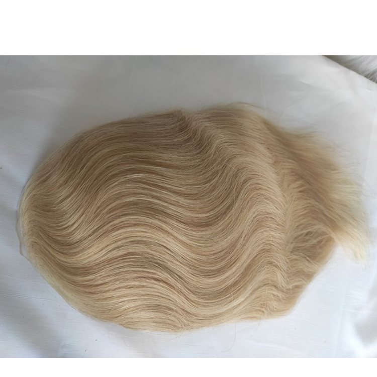 Toupee for Men Human Hair Men's Thin Skin Hair system with French Lace Hair Line Front 8x10 Inches Men Wigs Touppe For Black Men 22# color - Image 51