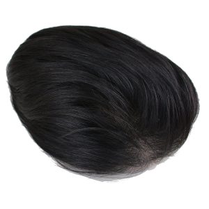 PU Skin Toupee for Men With Franch Lace Frontal 10x8inch Hair Replacement for Men's Hairpiece Human Hair Men Toupee - Image 5