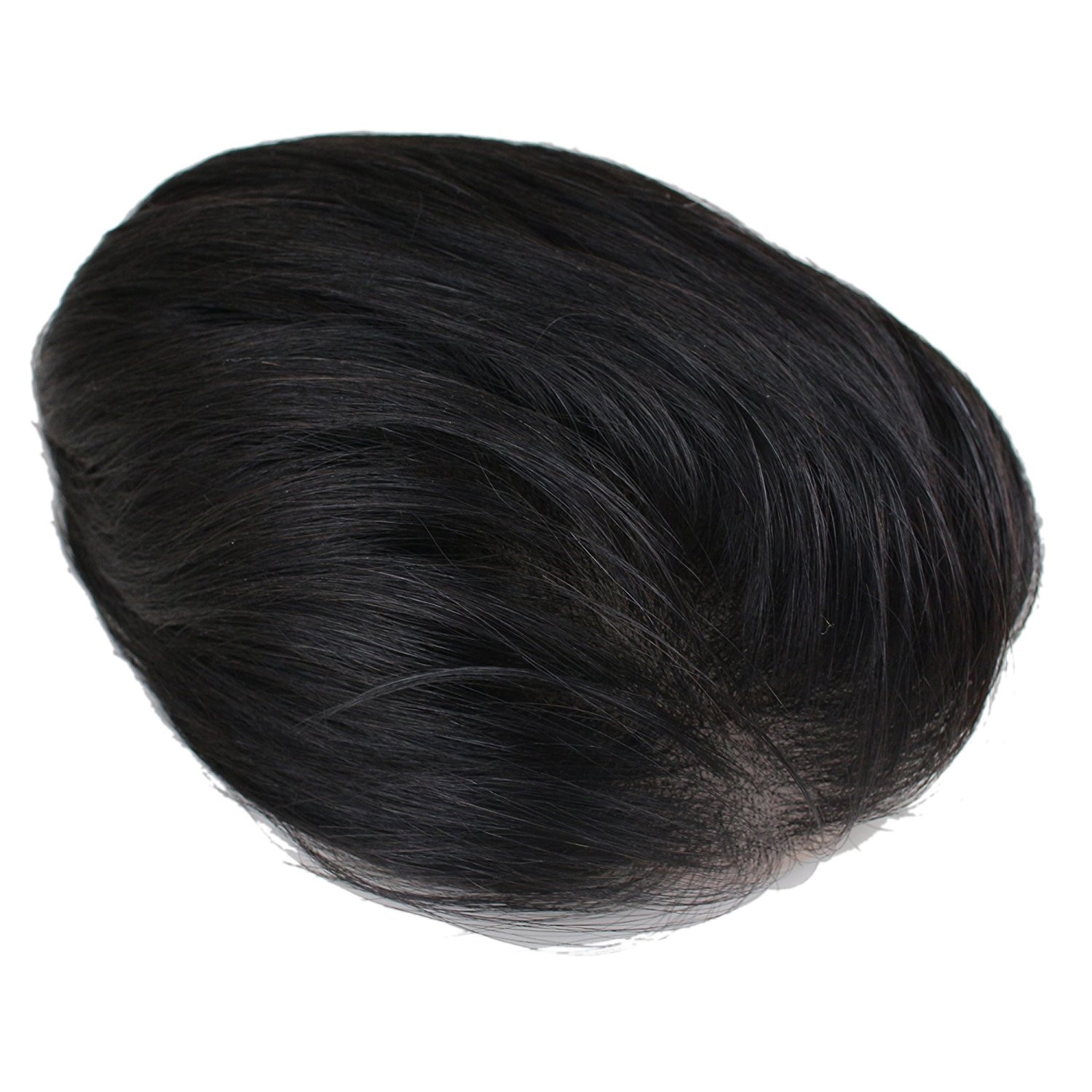 PU Skin Toupee for Men With Franch Lace Frontal 10x8inch Hair Replacement for Men's Hairpiece Human Hair Men Toupee - Image 5