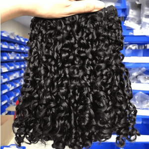 Raw 12 A  Cambodian Human Hair Bundles Cuticle Aligned Curly Human Hair Weft 3 Bundles - Image 2