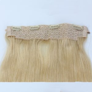 Brazilian Remy Hair 613# Blonde Color Flip Hair Extension 100g/pc Human Hair Straight Flip Hair Extension - Image 4