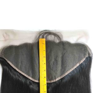 Ear to Ear 13x6 Lace Frontal Closure With Baby Hair Pre Plucked Brazilian Straight Remy Human Hair Free Part 8-20inch - Image 4