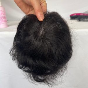 1B60 Side Or Back Hair Patches 8x8 cm Full Skin PU Base Toupee For Men Covering Bald Spots On Head Sides Or Back - Image 37