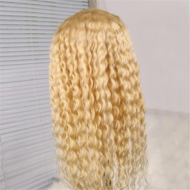 Fashion Peruvian Hair 613 Blonde Lace Front Deep Wave Wig - Image 4