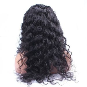 300% High Density Lace Front Human Hair Wig Loose Wave Brazilian Remy Human Hair Lace Wig Glueless Lace Front Wigs for Black Women NaturalColor - Image 4