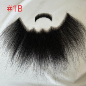 Fake Beard Swiss Lace Fake Beard And Moustache Real Human Hair Handmade Light Beard For Men Invisible Beards For Man White Color - Image 14