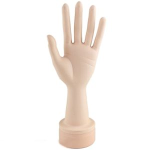 Alternative view of Practice Manicure Nails Hand and Practice Flexible Mannequin Hand Nail Display with Soft Fingers (A pair of hands)