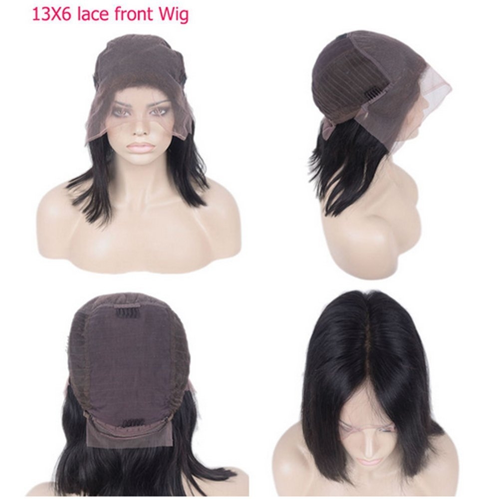 Brazilian Remy Hair Loose Wavy Affordable Lace Front Wigs 13x6 Deep Part Lace Frontal Natural Black Glueless 130 Density For Black Women - Image 2