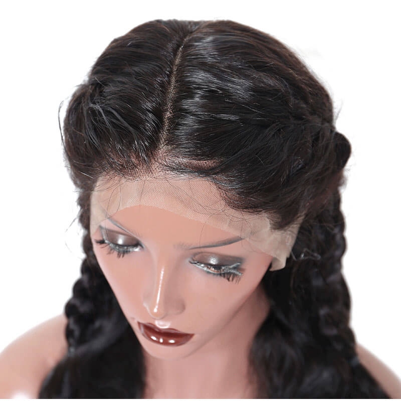 250% Full Density Brazilian Body Wave 13X6 Deep Parting Lace Frontal Wigs Bleached Knots With Baby Hair - Image 3