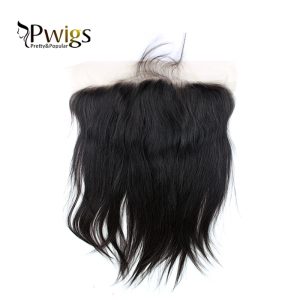 Straight Extensional Hair 13x6 Lace Frontal Closur With 3pc Bundles Baby Human Hair - Image 5