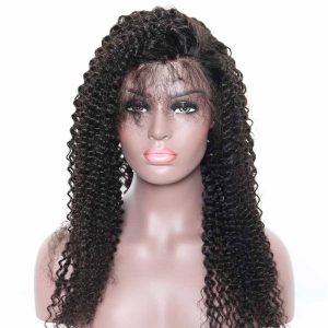Affordable Lace Front Wigs Kinky Curly 180% Density Human Hair Front Wig With Baby Hair Pre-Plucked Natural Hair Line - Image 3
