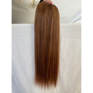 Pwigs 200pcs/Bundle Feather Line Hair Extensions 100%  Camodian Human Hair Extensions Long Straight  18-24inch Invisable Installation Brown Color - Image 4